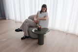 Pebble Side Table - Gloss Burnt Olive