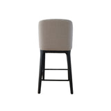 Ellery Counter Stool - Ecru with Ebony Legs