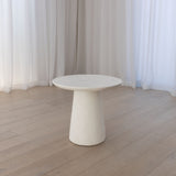 Iliad 500 Round Coffee Table - White