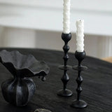 Infinity Candle Holder - Black Large