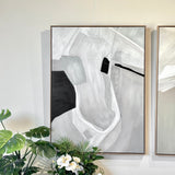 Reconnect - Textured Canvas with Dune Floater