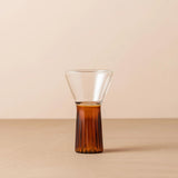 Kairos Wine Glass - Clear/Amber