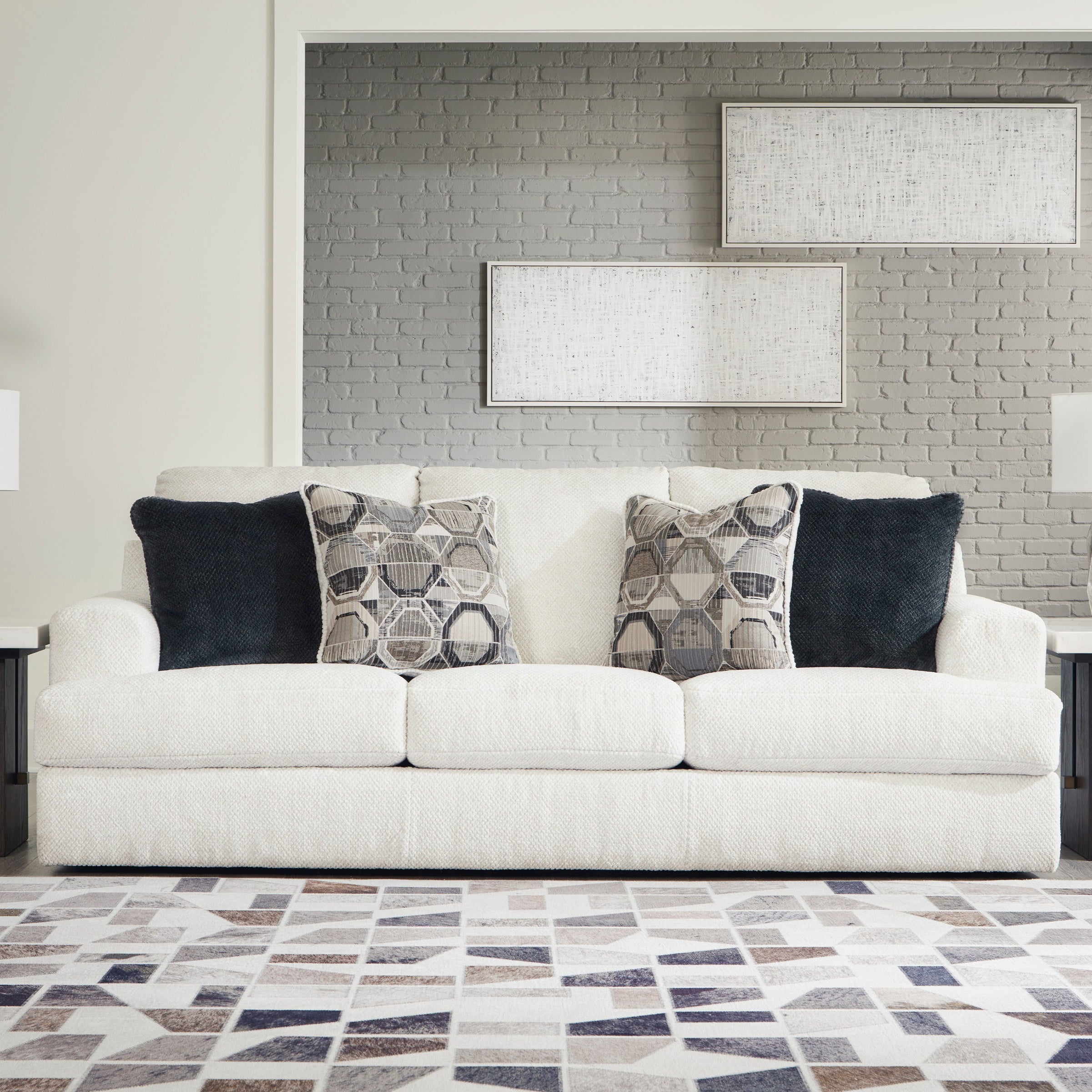 Buy Karoline 3 Seater Sofa Linen in Perth, Osborne Park, & Joondalup