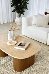 Oscar Travertine Look Coffee Table