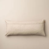 Linen Velvet Bolster Cushion - Nutmeg