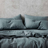 Cultiver Linen Standard Pillowcases (Set of 2) - Bluestone