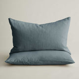 Cultiver Linen Standard Pillowcases (Set of 2) - Bluestone