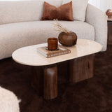 Loma Marble/Wood Coffee Table