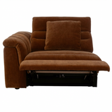 Lorde Single Electric Recliner with LHS Arm - Provence Cinnamon