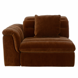 Lorde Single Electric Recliner with LHS Arm - Provence Cinnamon