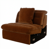 Lorde Single Electric Recliner Armless - Provence Cinnamon