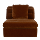 Lorde Single Seat Armless - Provence Cinnamon