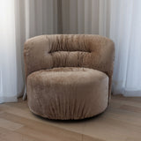Loui Swivel Arm Chair - Ash
