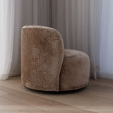 Loui Swivel Arm Chair - Ash