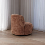 Loui Swivel Arm Chair - Cognac