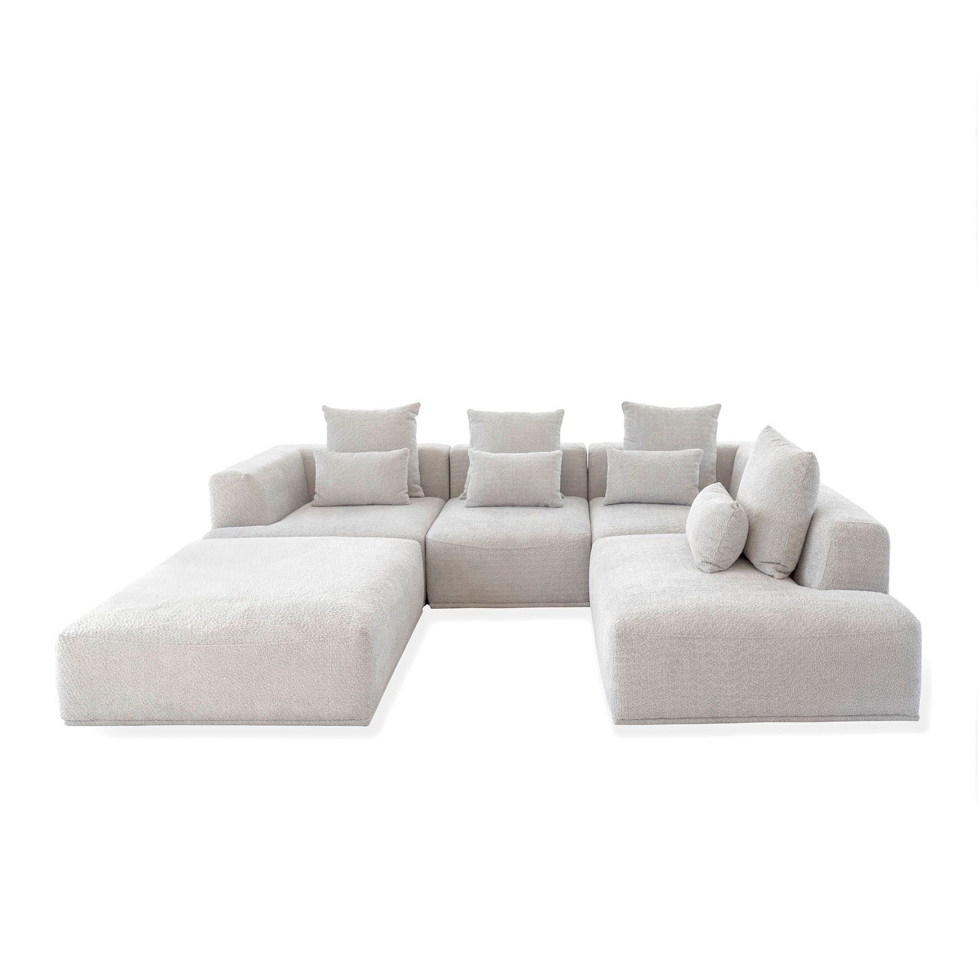Buy Axel UShaped Lounge Suite Grey Gum in Perth, Osborne Park, & Joondalup The Furniture