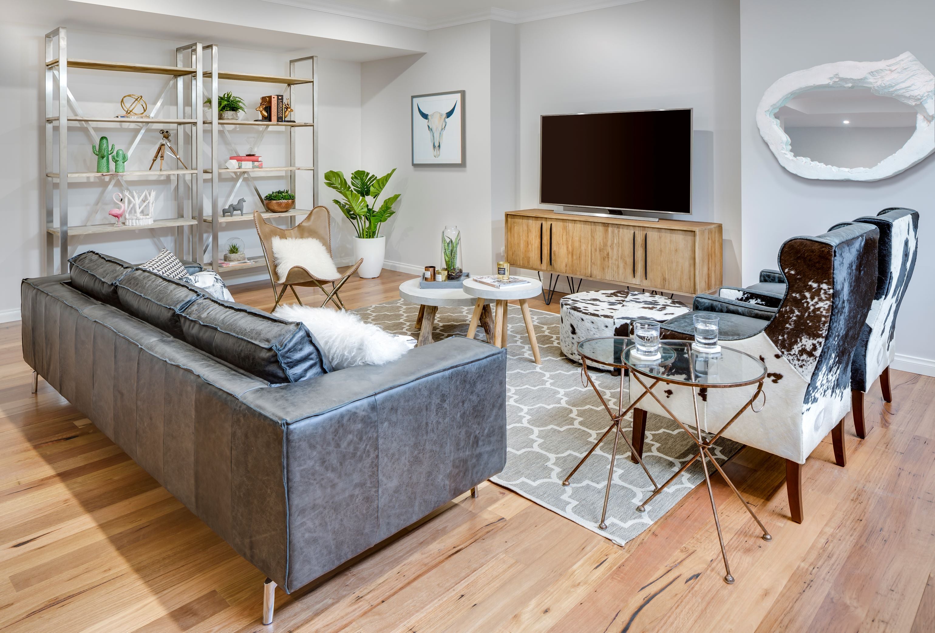 Buy Manchester 4 Seater Vintage Black Leather Sofa in Perth, Osborne Park, & Joondalup The