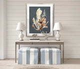 Margate Coral VII Large with Champagne Silver Frame