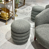 Solace Boucle  Ottoman - Sage