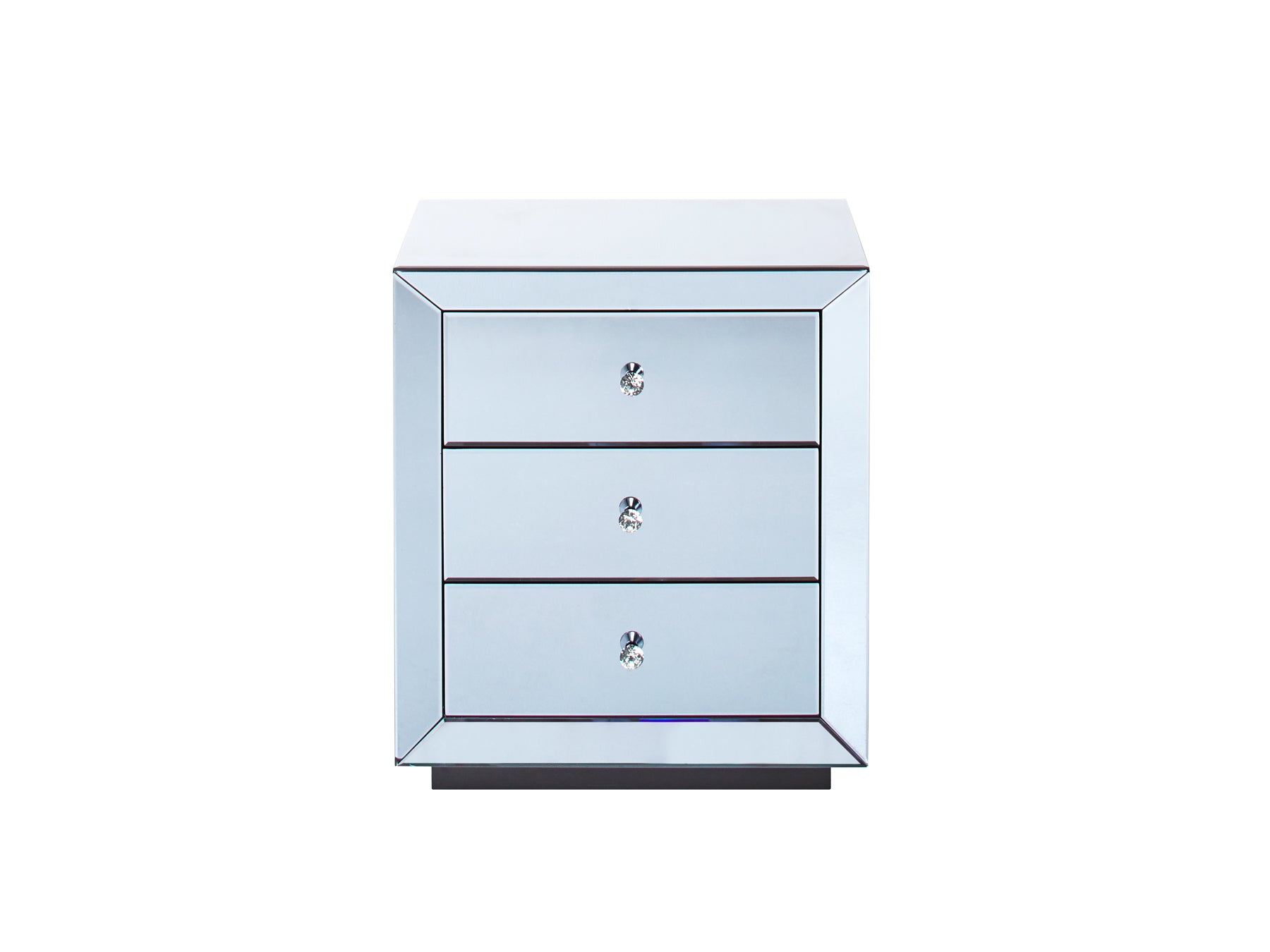 Buy Monroe Mirrored Bedside Smoke in Perth, Osborne Park, & Joondalup The Furniture Gallery