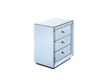 Monroe Mirrored Bedside - Smoke