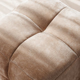 Monroe Square Ottoman - Almond