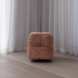 Monroe Square Ottoman - Cognac