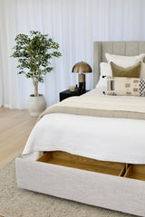 Allure Bed with Drawers - Natural