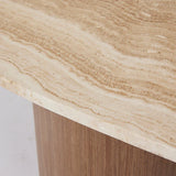 Oscar Travertine Look Coffee Table