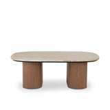 Oscar Travertine Look Coffee Table