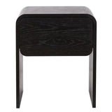 Vardo Bedroom Side Table - Black