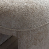 Otto Round Ottoman - Oat
