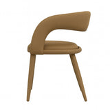 Pablo Dining Chair - Vegan Leather Butterscotch