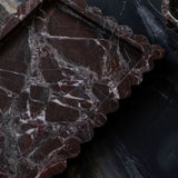 Palazzo Large Scalloped Tray - Rosso Levanto