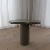 Pebble Side Table - Gloss Burnt Olive