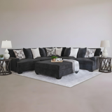 Plaza Corner Lounge - Charcoal