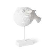 Puffer Fish Stand Sculpture