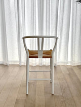 Elm Wishbone Counter Stool - White