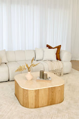 Travertine Coffee Table