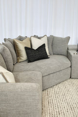 Newport 4 Piece Power Recliner Suite - Top Storm