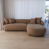 Rae 3 Seater with Chaise - Taupe