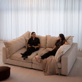 Reeves Day Bed Lounge - Exclusive Cobblestone