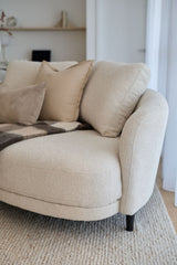 Blaire 3 Seater RHS Chaise Lounge - Ivory