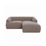 Sade 2 Seater with Chaise - Preston Cobblestone