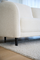 Blaire 3 Seater RHS Chaise Lounge - Ivory