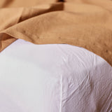 Shore Fitted King Sheet - White