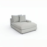 Sidney RHS Chaise - Cuddle Grey Gum