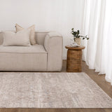 Solenne Distressed Vintage rug - Beige & Blue