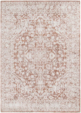 Solenne Distressed Vintage rug - Beige & Rust