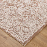 Solenne Distressed Vintage rug - Beige & Rust